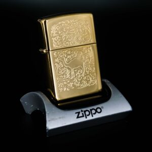 Zippo La Mã 1996 – Camel Cigarette 22K Gold Plated