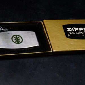 Zippo Pocket Knife Green Logo 1