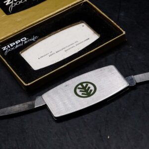 Zippo Pocket Knife Green Logo 11