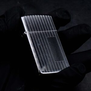 Zippo Slim Xưa 1957 – #1615 Ribbon – Cũ 13