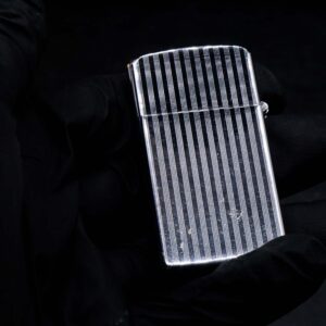 Zippo Slim Xưa 1957 – #1615 Ribbon – Cũ 15