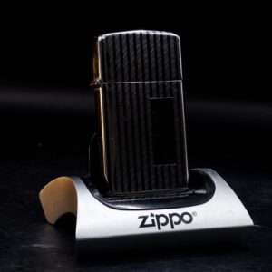 Zippo Slim Xưa 1957 – #1615 Ribbon – Cũ