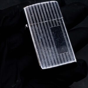 Zippo Slim Xưa 1957 – #1615 Ribbon – Cũ 4