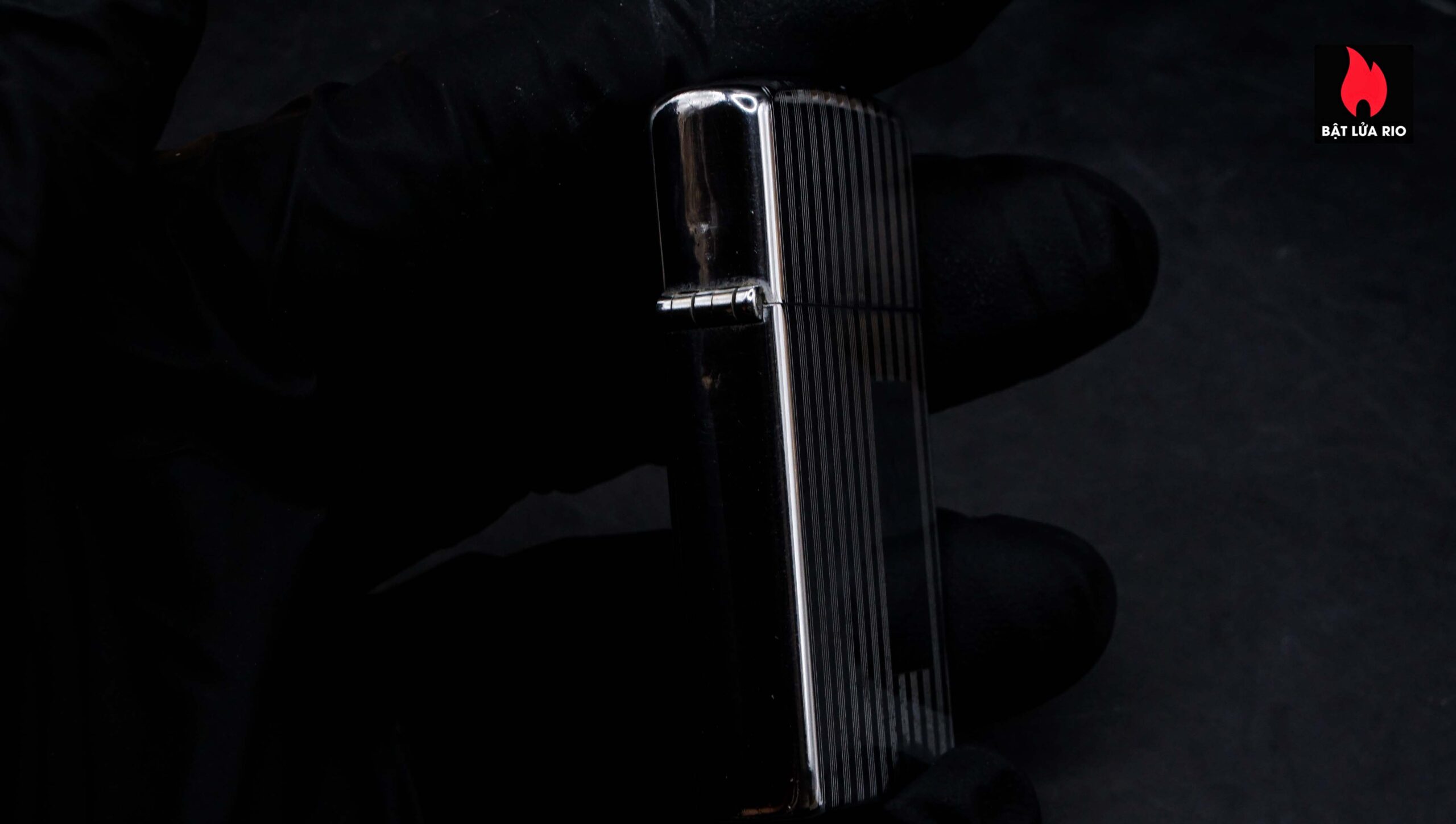 Zippo Slim Xưa 1957 – #1615 Ribbon – Cũ 9