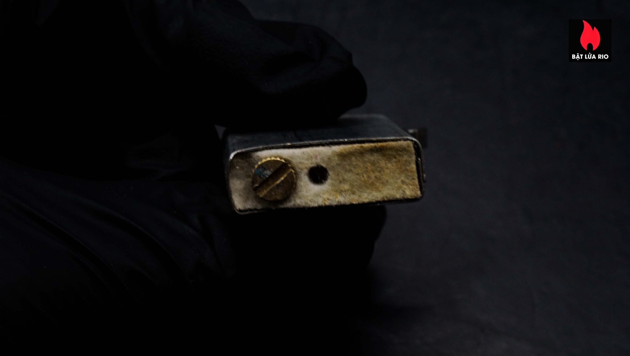 Zippo Slim Xưa 1971 – #1625 Diagonal – Cũ 10