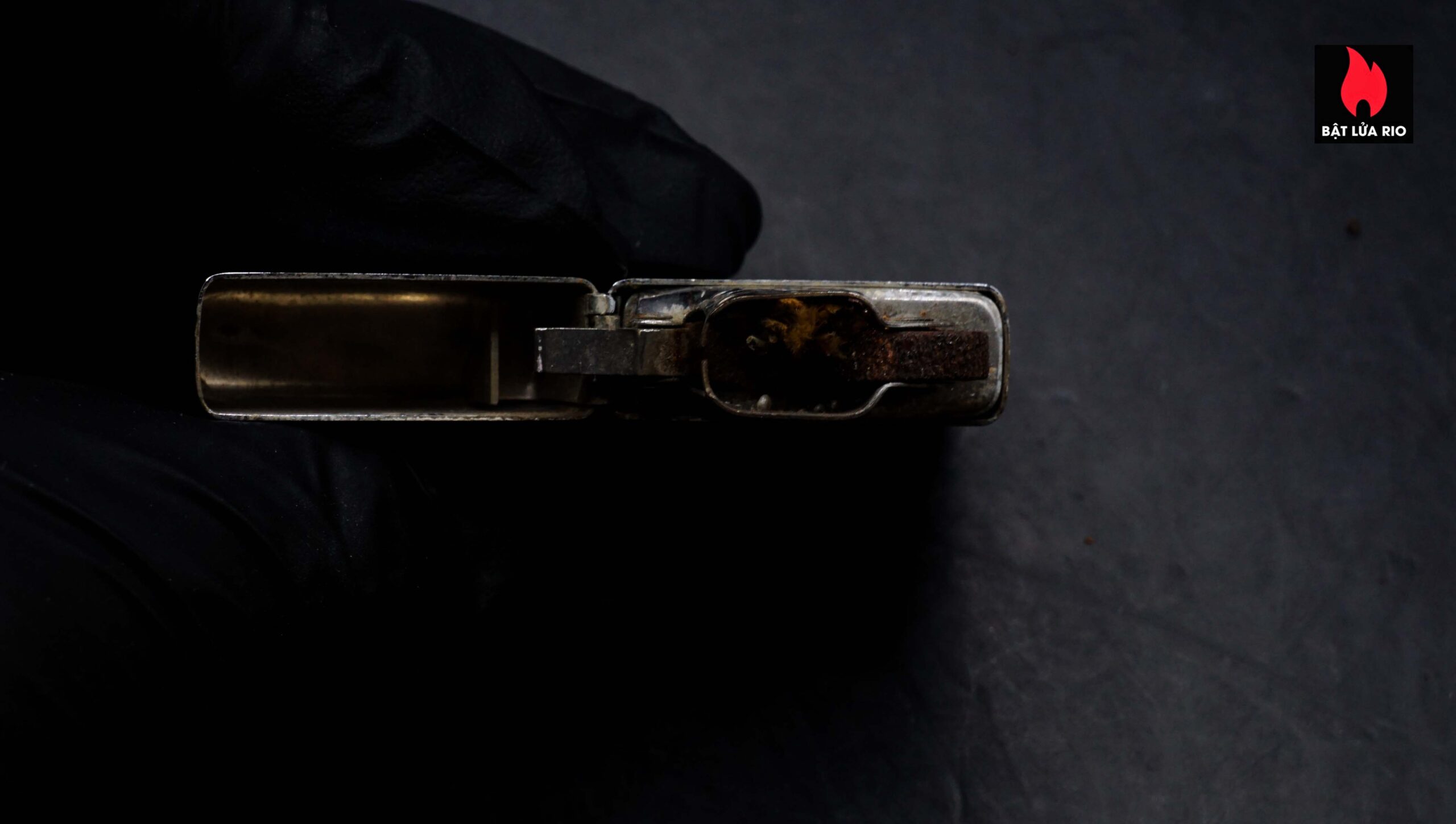 Zippo Slim Xưa 1971 – #1625 Diagonal – Cũ 14