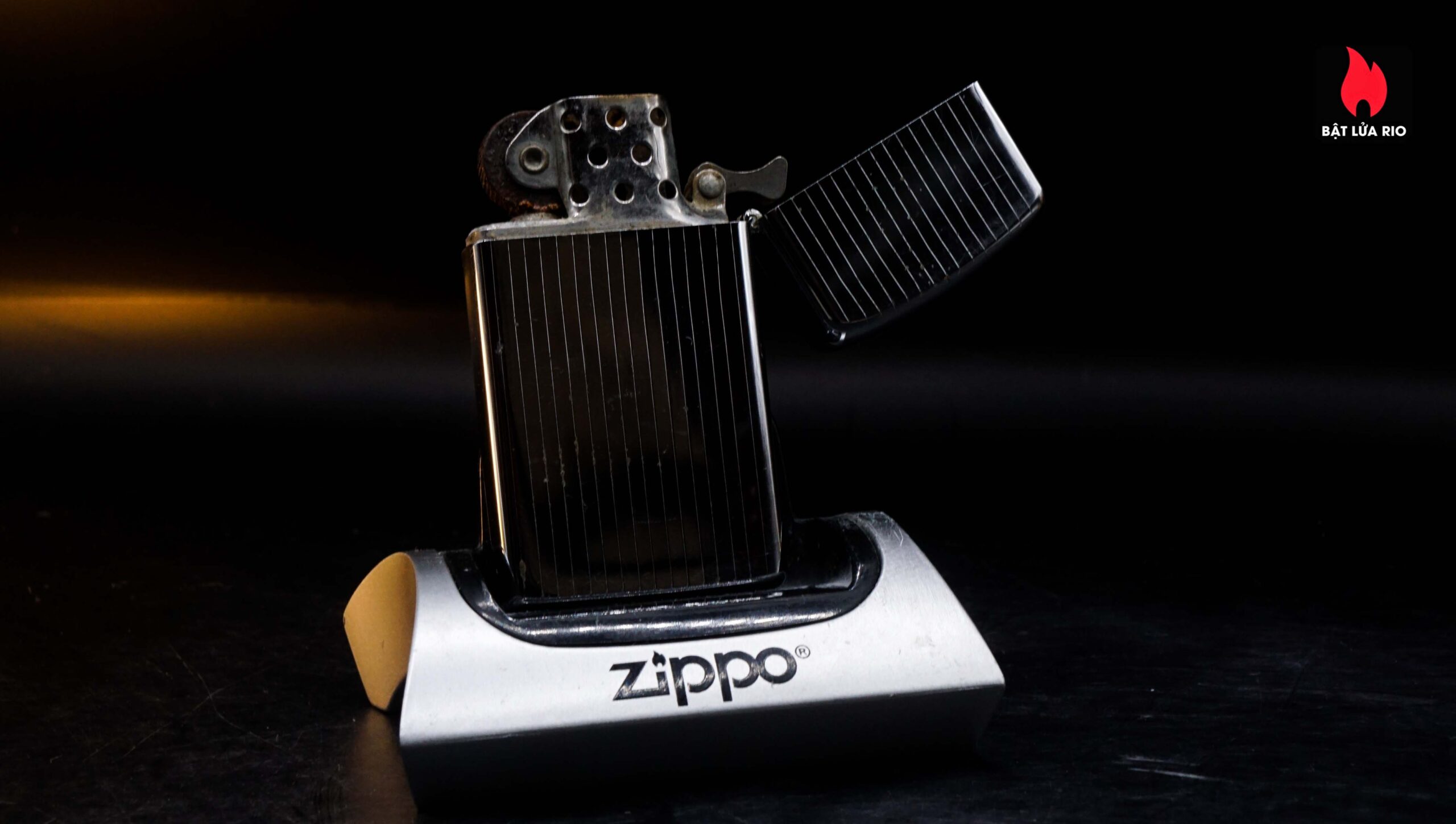 Zippo Slim Xưa 1971 – #1625 Diagonal – Cũ 2