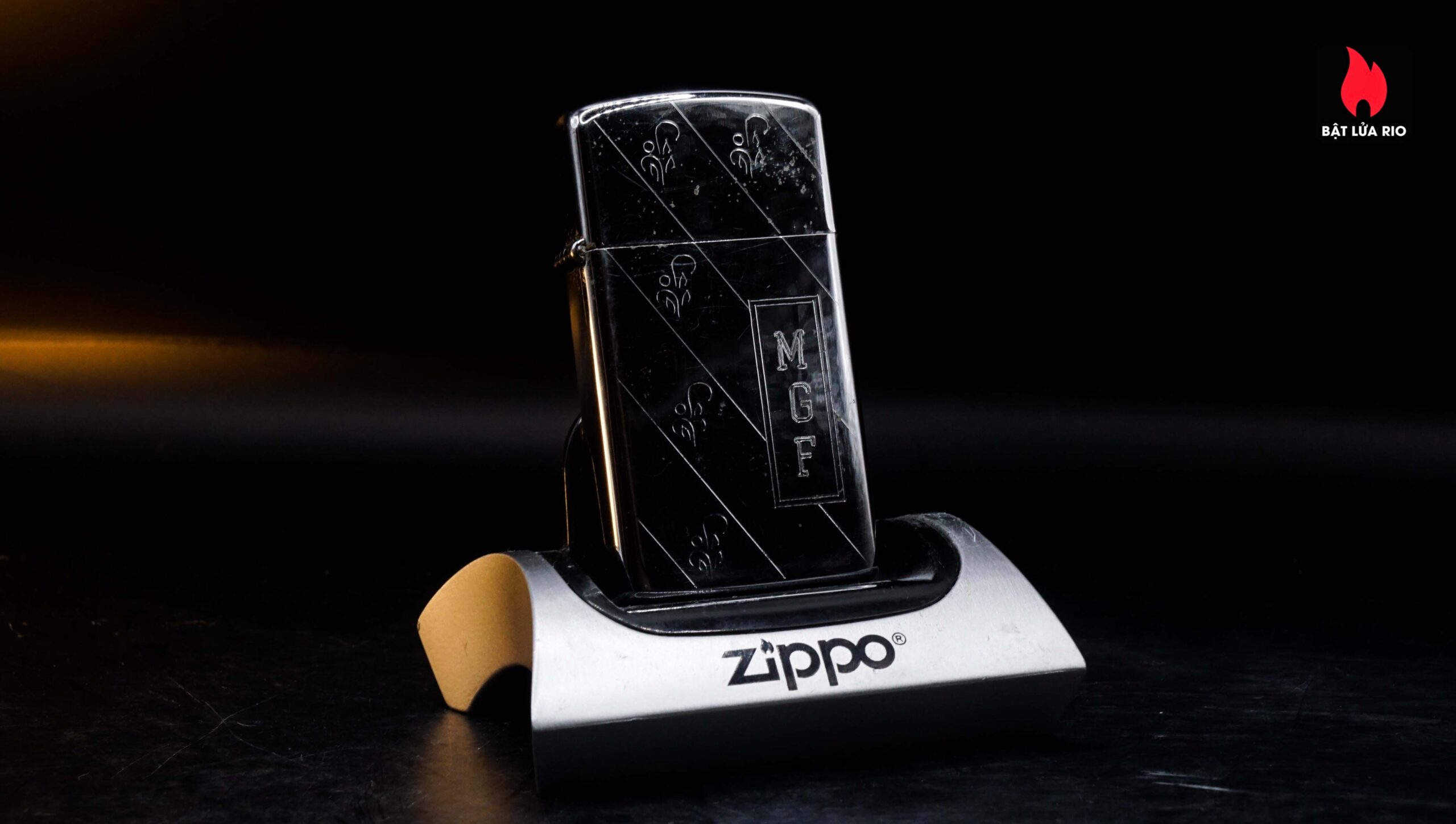 Zippo Slim Xưa 1971 – #1625 Diagonal – Cũ 21
