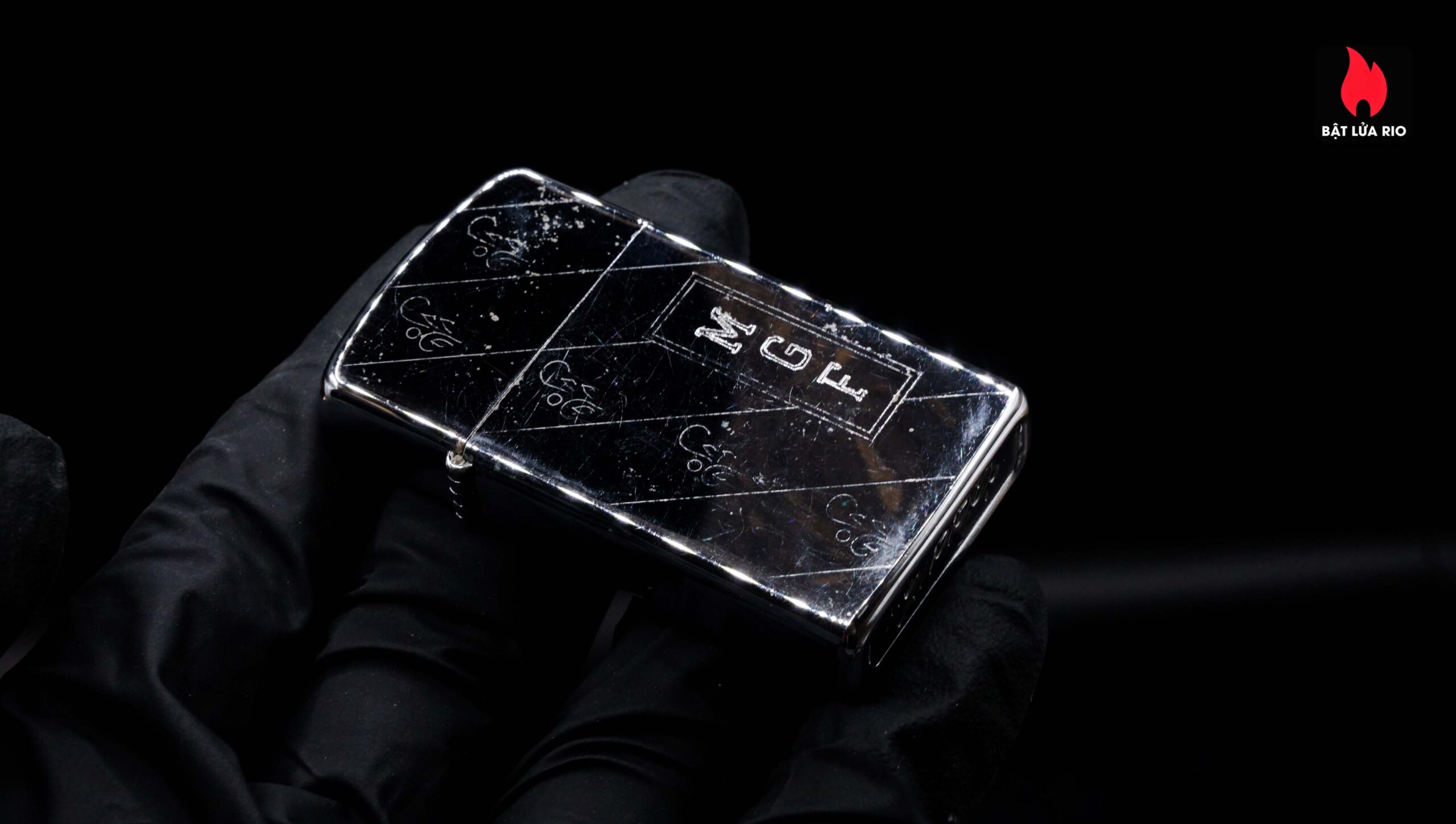 Zippo Slim Xưa 1971 – #1625 Diagonal – Cũ 28