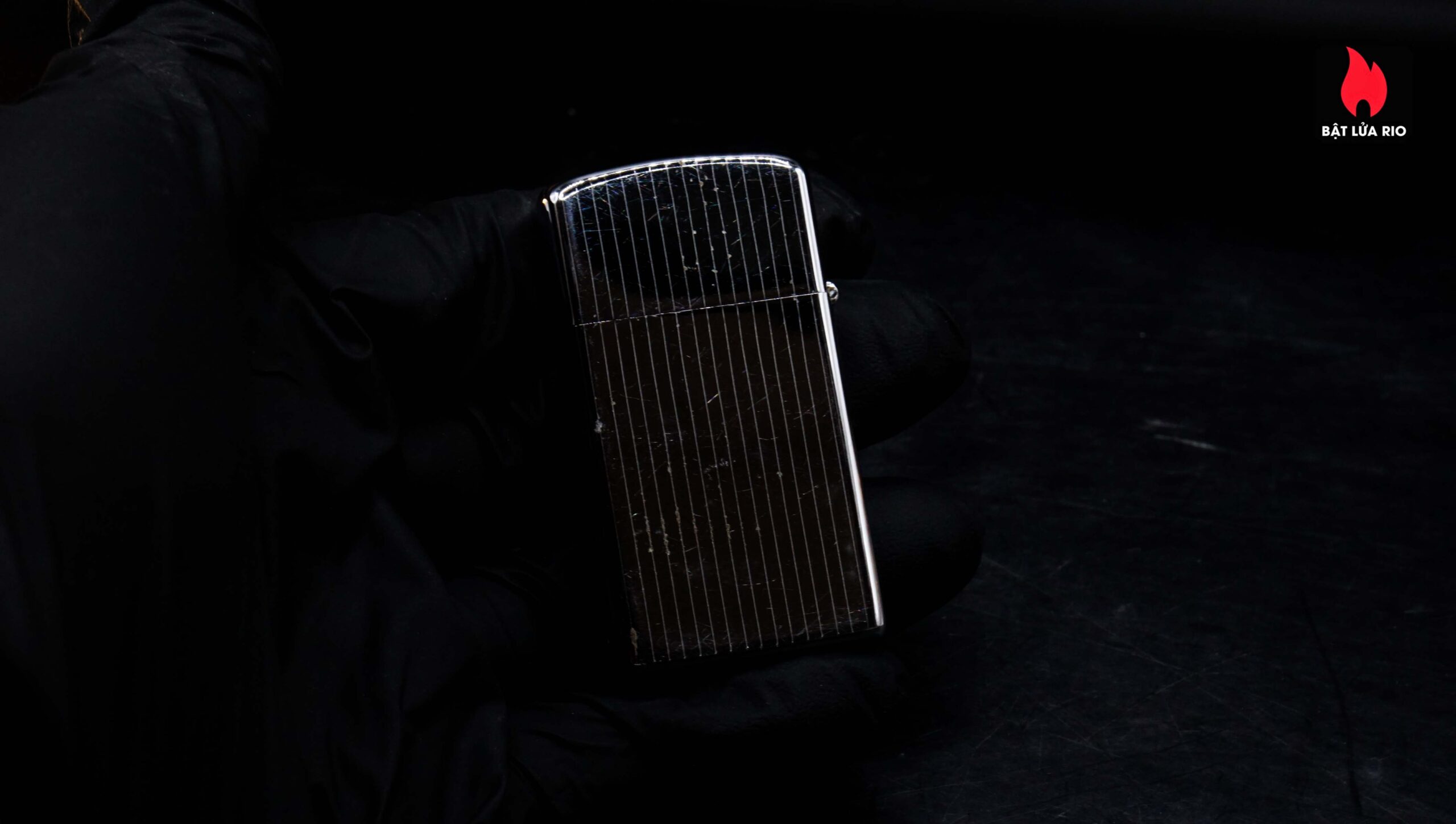 Zippo Slim Xưa 1971 – #1625 Diagonal – Cũ 4