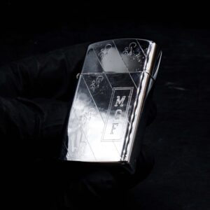 Zippo Slim Xưa 1971 – #1625 Diagonal – Cũ 5