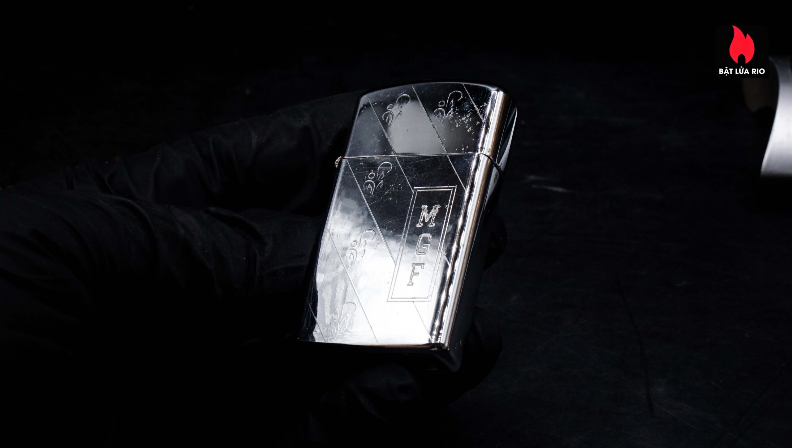 Zippo Slim Xưa 1971 – #1625 Diagonal – Cũ 5