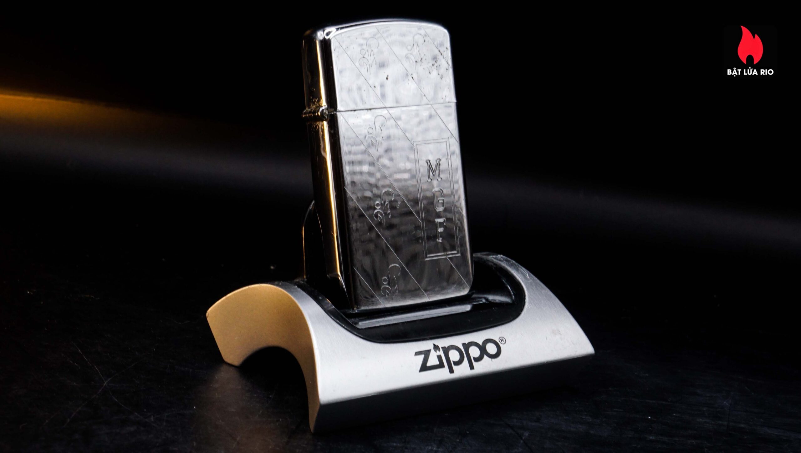 Zippo Slim Xưa 1971 – #1625 Diagonal – Cũ
