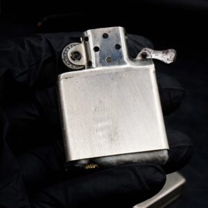 Zippo Xưa 1946 – Trơn 2 Mặt – Full Nickel – Ruột Nickel – Vỏ Nickel 16