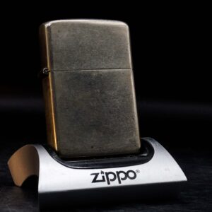 Zippo Xưa 1946 – Trơn 2 Mặt – Full Nickel – Ruột Nickel – Vỏ Nickel