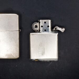 Zippo Xưa 1946 – Trơn 2 Mặt – Full Nickel – Ruột Nickel – Vỏ Nickel 33