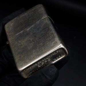 Zippo Xưa 1946 – Trơn 2 Mặt – Full Nickel – Ruột Nickel – Vỏ Nickel 37
