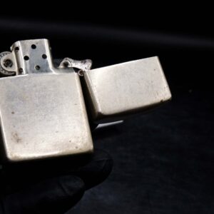 Zippo Xưa 1946 – Trơn 2 Mặt – Full Nickel – Ruột Nickel – Vỏ Nickel 4