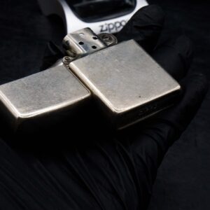 Zippo Xưa 1946 – Trơn 2 Mặt – Full Nickel – Ruột Nickel – Vỏ Nickel 8