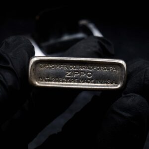 Zippo Xưa 1946 – Trơn 2 Mặt – Full Nickel – Ruột Nickel – Vỏ Nickel 9
