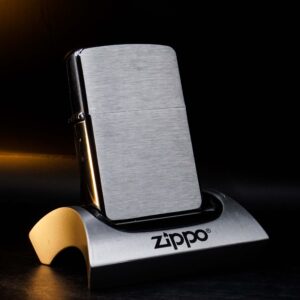 Zippo Xưa 1957 – Trơn 2 Mặt – Plain – Brushed Chrome