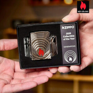 Zippo 2026 Collectible of the Year Americas – GENERATIONS Armor® Black Ice® – Zippo Coty 2026 – Zippo 47218 9