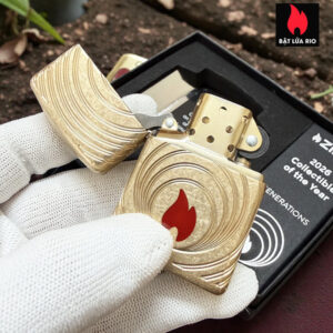 Zippo 2026 Collectible of the Year Asia – GENERATIONS Armor® Tumbled Brass – Zippo Coty 2026 – Zippo 47219 14