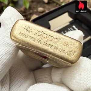 Zippo 2026 Collectible of the Year Asia – GENERATIONS Armor® Tumbled Brass – Zippo Coty 2026 – Zippo 47219 16