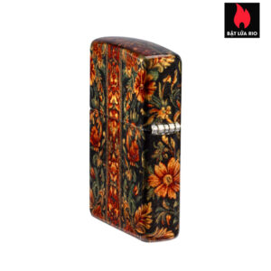 Zippo 47139 - Zippo Cannabis Tapestry Tumbled Brass 6