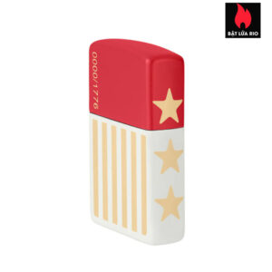 Zippo 47298 - Zippo 250th Anniversary Collectible Red White Matte 5