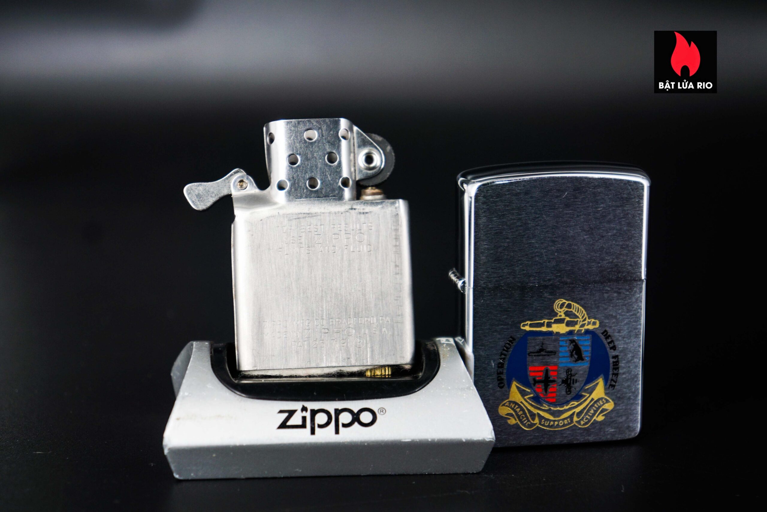 Zippo Xưa 1958 – Operation DEEP FREEZE Antarctica 4