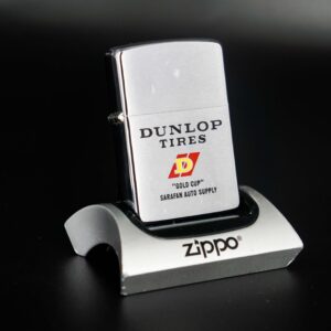 Zippo Xưa 1959 – Dunlop Tires - Gold Cup - Sarafan Auto Supply – Cũ