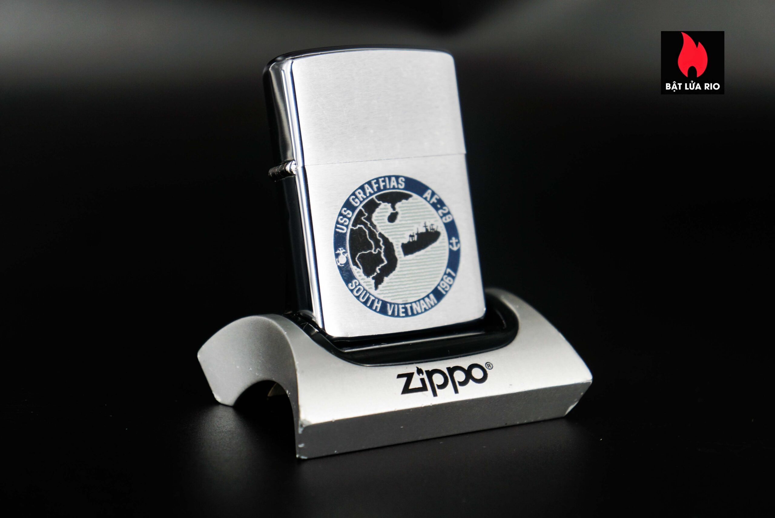 Zippo Xưa 1966 – VietNam War – USS Graffias (AF-29)