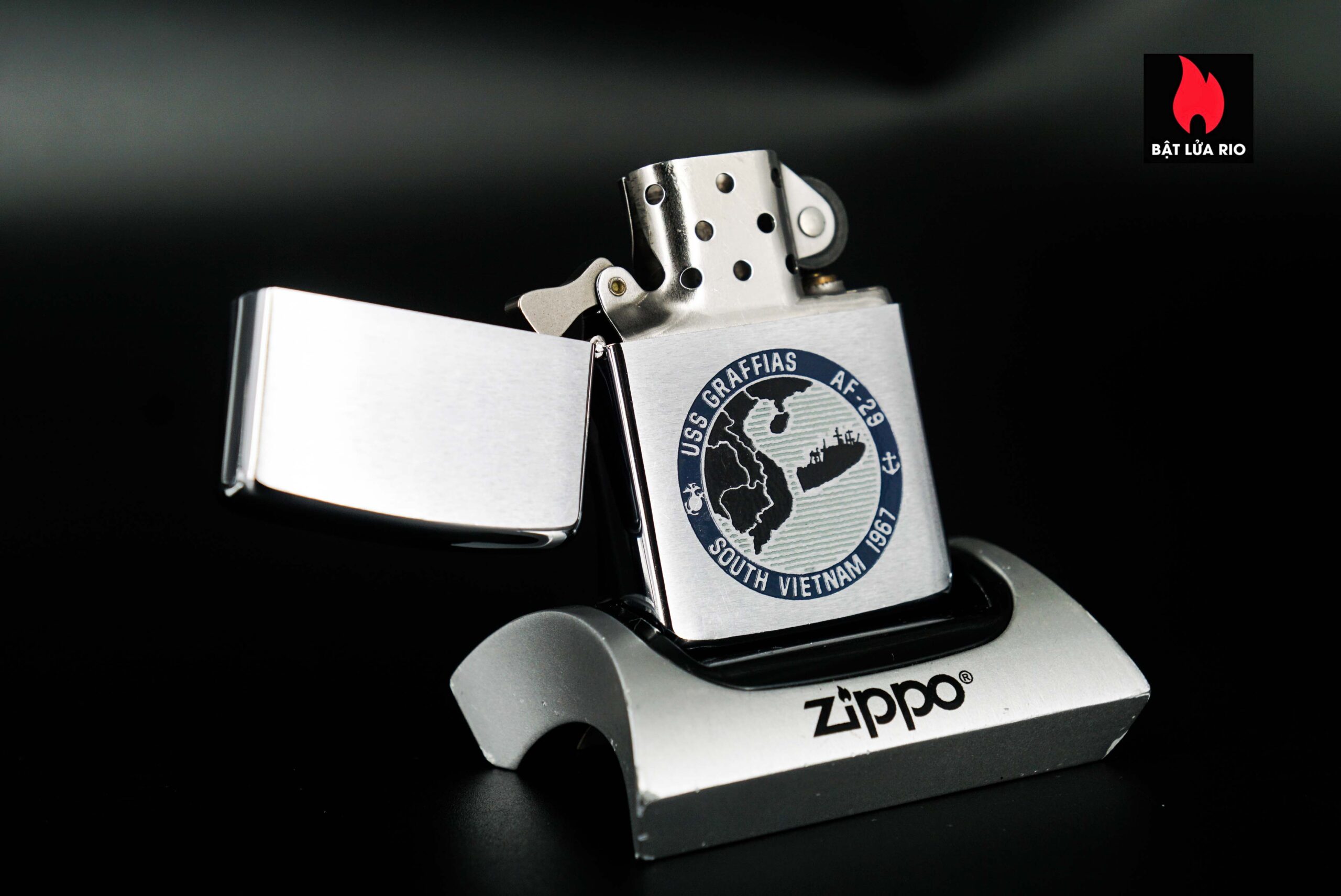 Zippo Xưa 1966 – VietNam War – USS Graffias (AF-29) 1