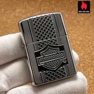 Zippo 2023 Harley Davidson Deep Carve Armor & Butane Insert Zippo 3