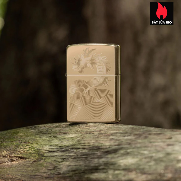 Zippo 46822 - Zippo Golden Dragon High Polish Brass 1