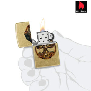 Zippo 47176 - Zippo Knotted Tree of Life Street Brass 2