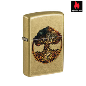 Zippo 47176 - Zippo Knotted Tree of Life Street Brass