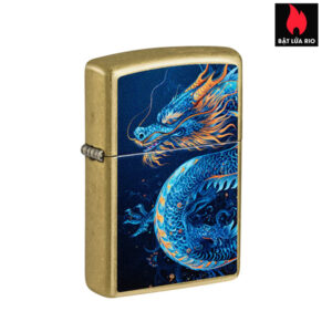 Zippo 47178 - Zippo Sea Dragon Street Brass