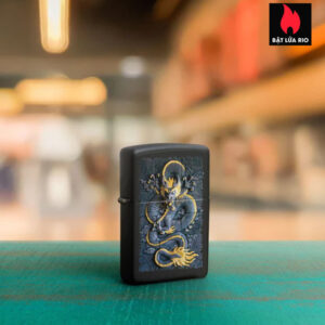 Zippo 47181 - Zippo Stone Dragon Black Matte 1