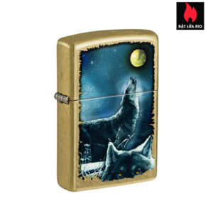 Zippo 47189 - Zippo Wolf Song Street Brass