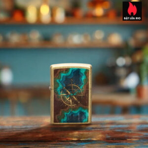 Zippo 47190 - Zippo Topo Compass Street Brass 1