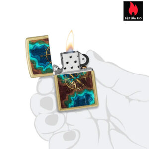 Zippo 47190 - Zippo Topo Compass Street Brass 2