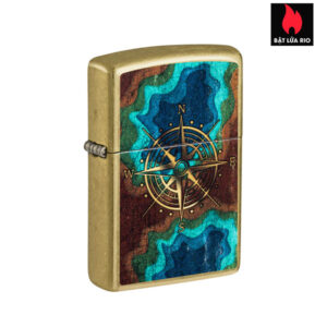 Zippo 47190 - Zippo Topo Compass Street Brass