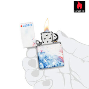 Zippo 47209 - Zippo Watercolor Flag 540 Matte 2
