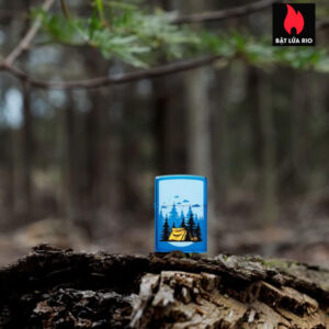 Zippo 47214 - Zippo Forest Flicker High Polish Blue 1