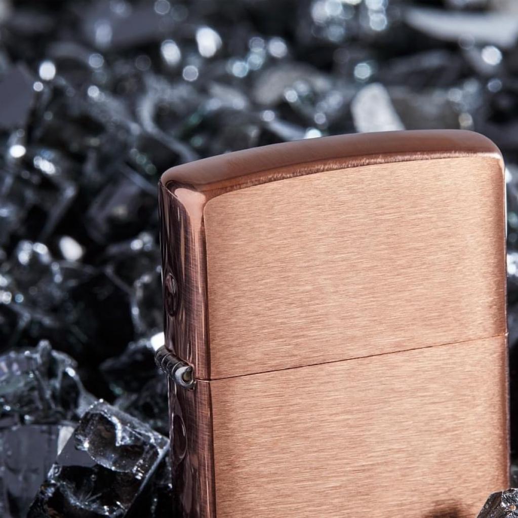 Bề mặt Zippo Solid Copper (đồng đỏ nguyên khối) chính hãng