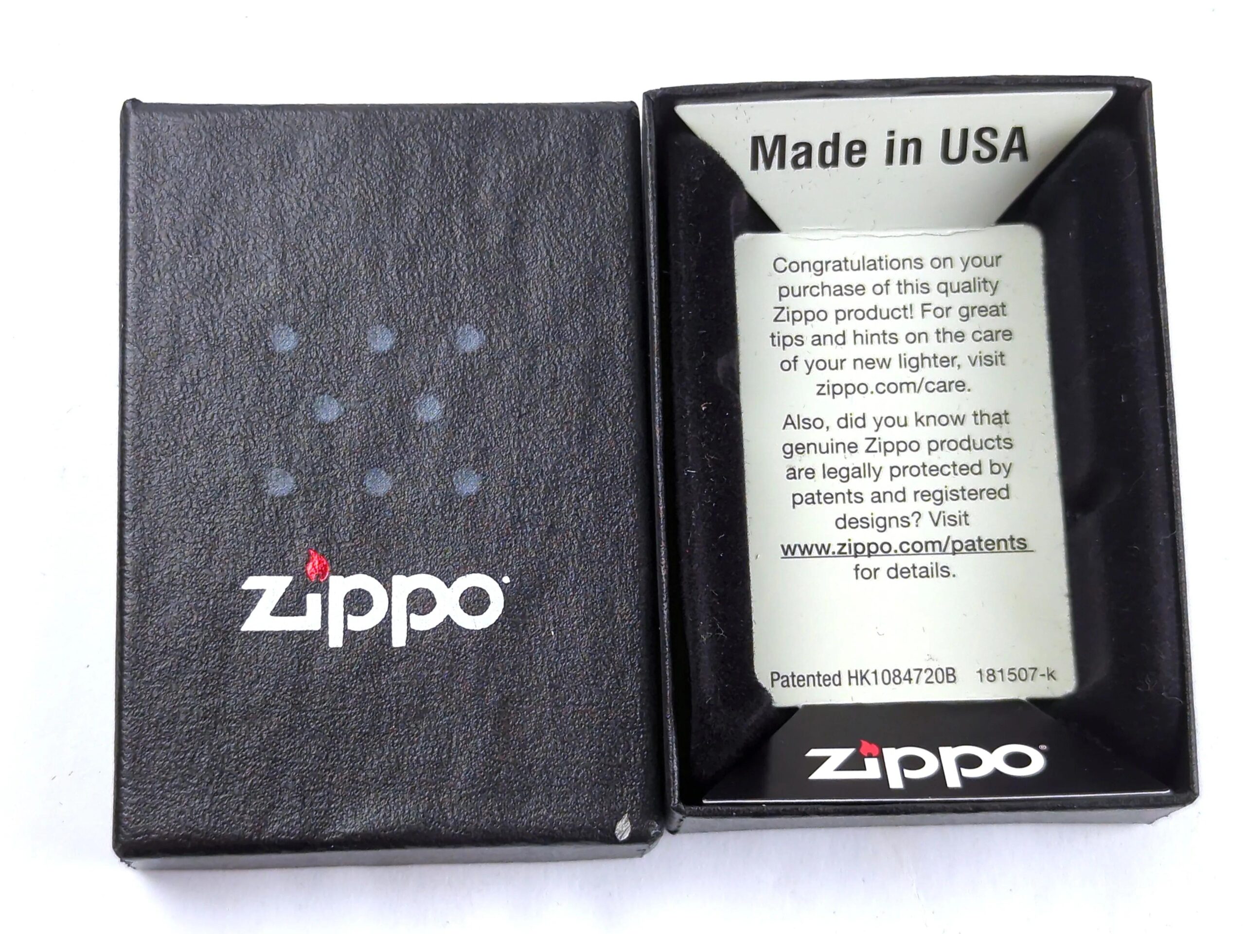 Hộp Zippo chính hãng