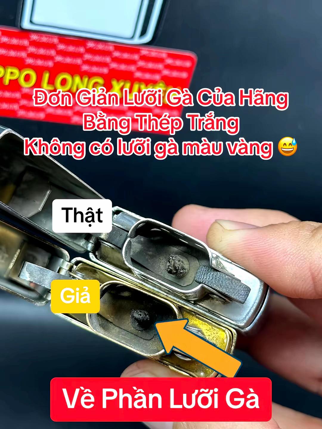 So sánh nhận biết Zippo thật giả