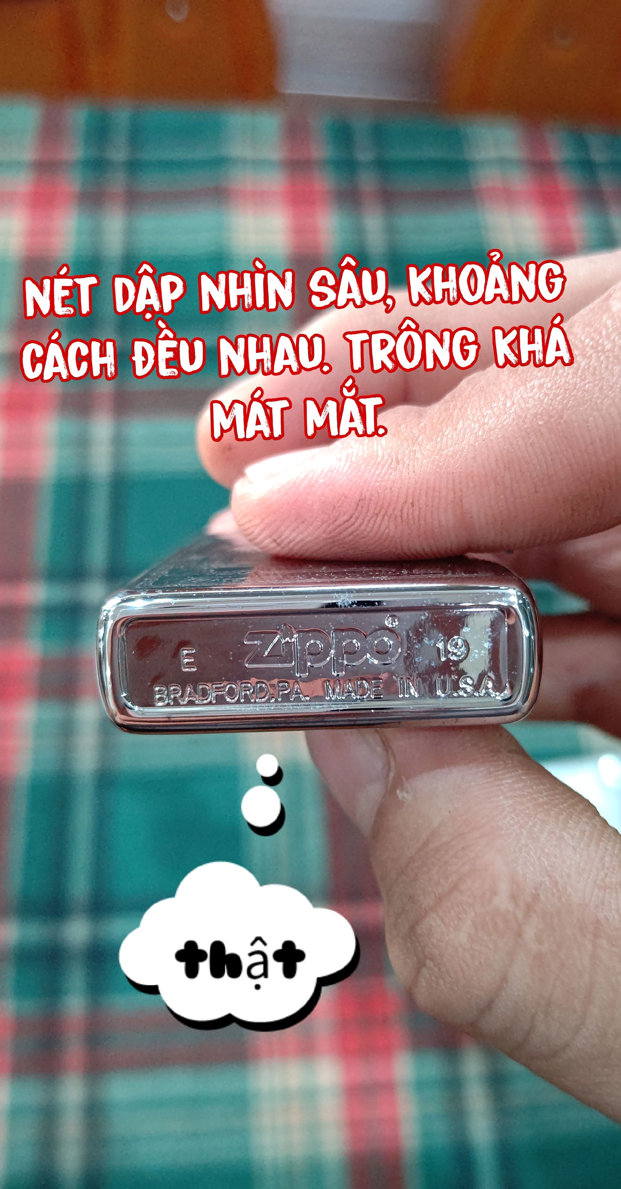 So sánh nhận biết Zippo thật giả 
